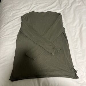 Forever 21 Men’s Army Green Long Sleeve Shirt